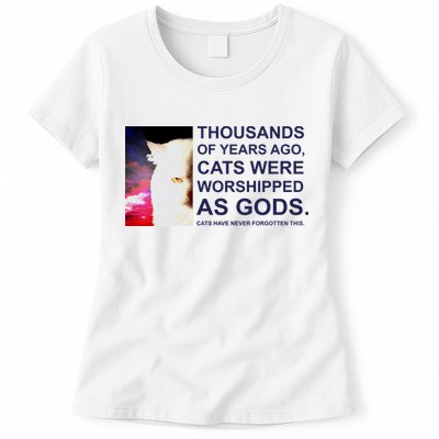 Funny Cat Womens T-Shirt