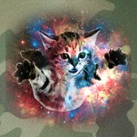 Funny Cat Floating In Space Legacy Tie Dye Trucker Hat