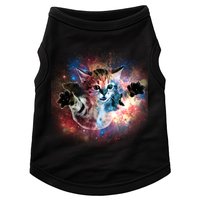 Funny Cat Floating In Space Doggie Tank