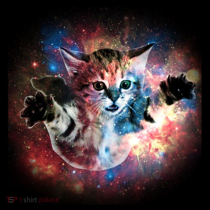 Funny Cat Floating In Space Baby Bodysuit