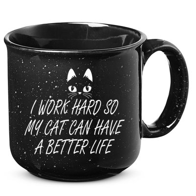 Funny Cat Meme 15oz Campfire Ceramic Mug