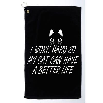 Funny Cat Meme Platinum Collection Golf Towel