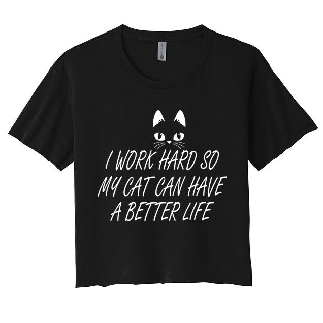 Funny Cat Meme Crop Top