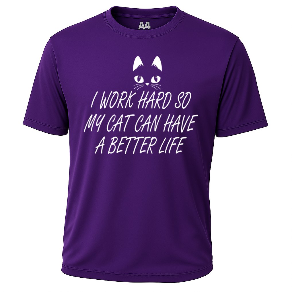Funny Cat Meme Performance Shirt