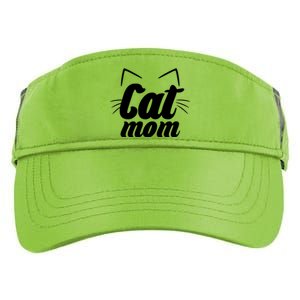 Funny Cat Mom  Cat Lover Adult Drive Performance Visor