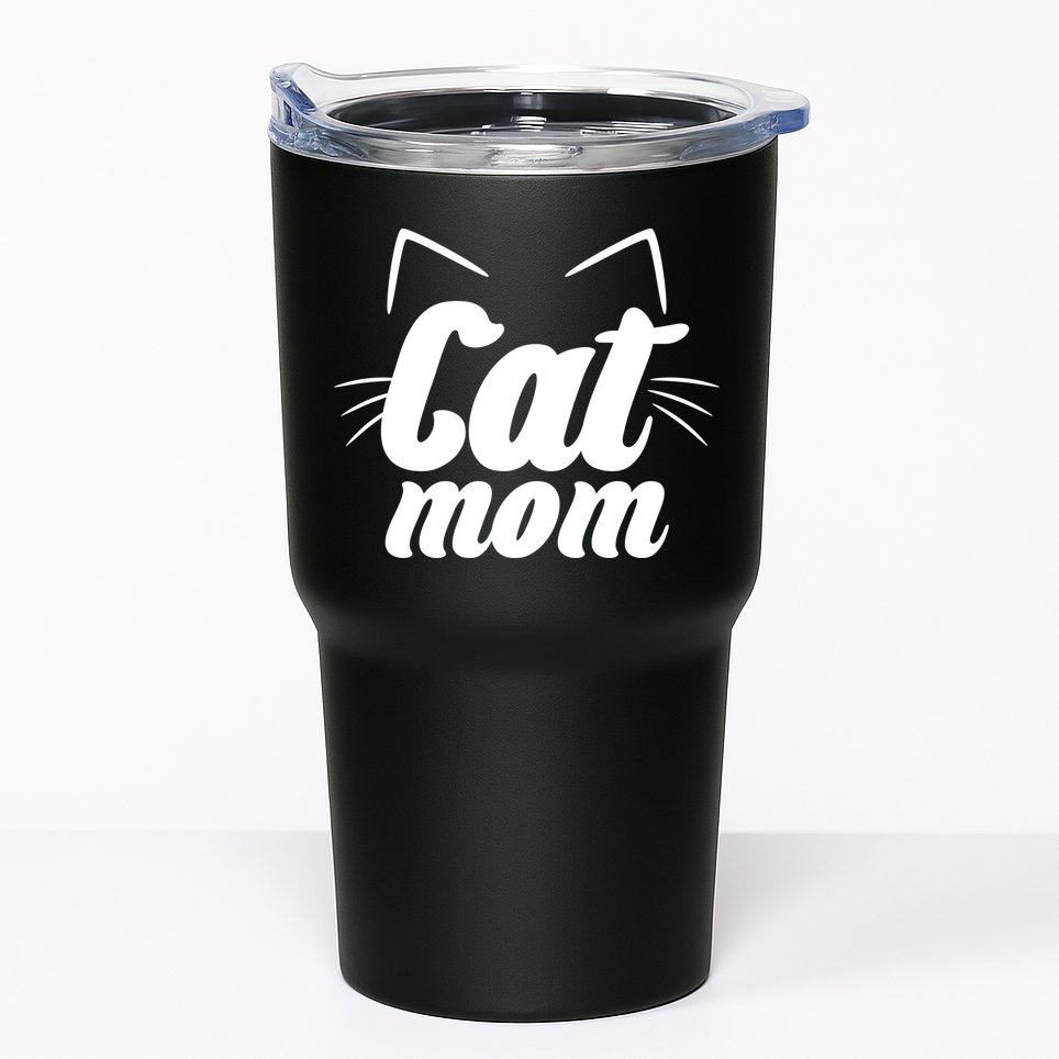 Funny Cat Mom  Cat Lover Tumbler