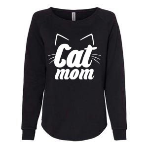 Funny Cat Mom  Cat Lover Womens California Wash Sweatshirt