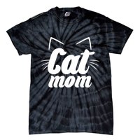 Funny Cat Mom  Cat Lover Tie-Dye T-Shirt