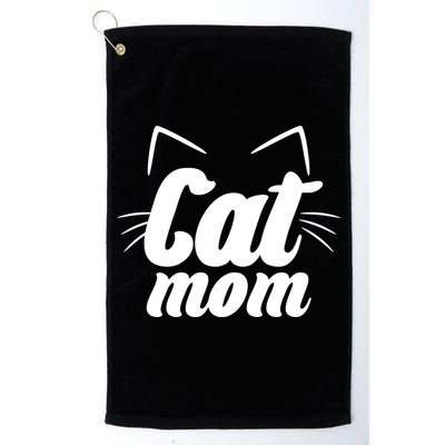 Funny Cat Mom  Cat Lover Golf Towel