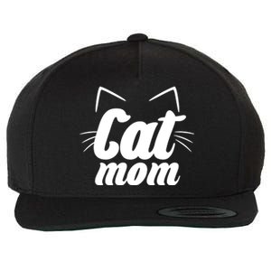 Funny Cat Mom  Cat Lover Wool Snapback Cap