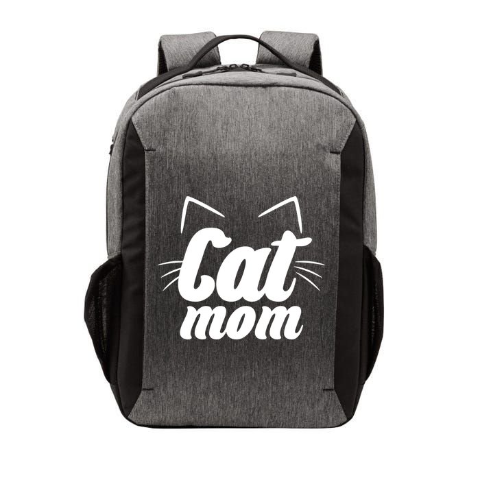Funny Cat Mom  Cat Lover Vector Backpack