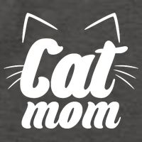 Funny Cat Mom  Cat Lover Vector Backpack