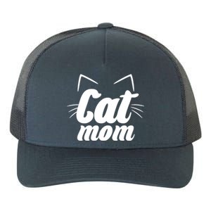 Funny Cat Mom  Cat Lover Yupoong Adult 5-Panel Trucker Hat