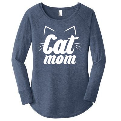 Funny Cat Mom  Cat Lover Women's Perfect Tri Tunic Long Sleeve Shirt