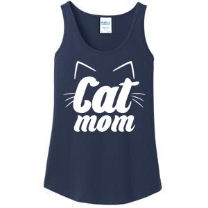 Funny Cat Mom  Cat Lover Ladies Essential Tank