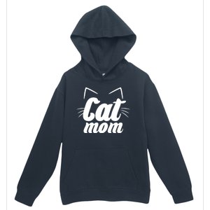 Funny Cat Mom  Cat Lover Urban Pullover Hoodie