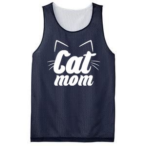 Funny Cat Mom  Cat Lover Mesh Reversible Basketball Jersey Tank