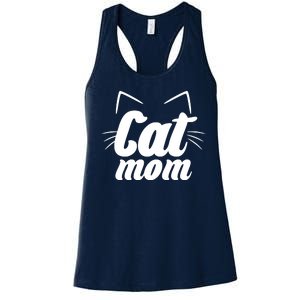 Funny Cat Mom  Cat Lover Women's Racerback Tank