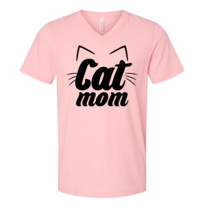 Funny Cat Mom  Cat Lover V-Neck T-Shirt