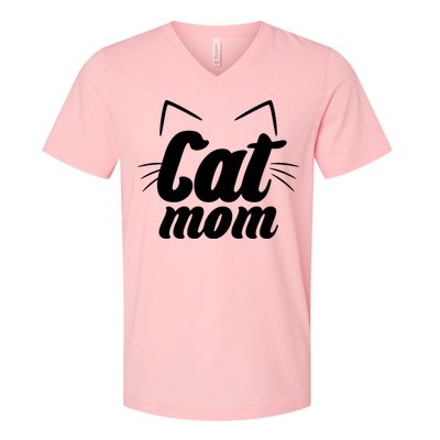 Funny Cat Mom  Cat Lover V-Neck T-Shirt