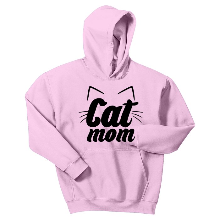 Funny Cat Mom  Cat Lover Kids Hoodie