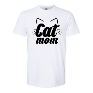 Funny Cat Mom  Cat Lover Softstyle CVC T-Shirt