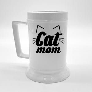 Funny Cat Mom  Cat Lover Beer Stein