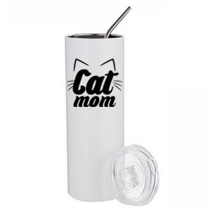 Funny Cat Mom  Cat Lover Stainless Steel Tumbler