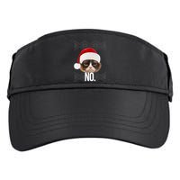Funny Cat NO Meme Ugly Christmas Sweater Adult Drive Performance Visor