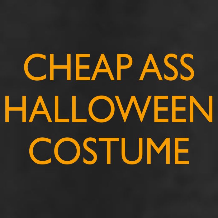 Funny Cheap Ass Halloween Costume 7 Panel Mesh Trucker Snapback Hat