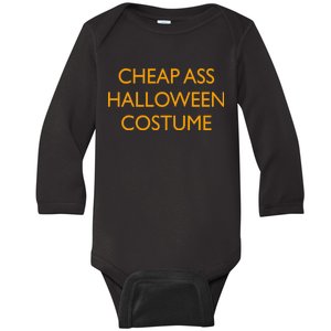 Funny Cheap Ass Halloween Costume Baby Long Sleeve Bodysuit