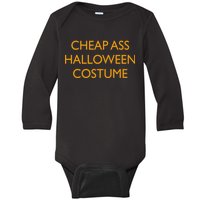 Funny Cheap Ass Halloween Costume Baby Long Sleeve Bodysuit