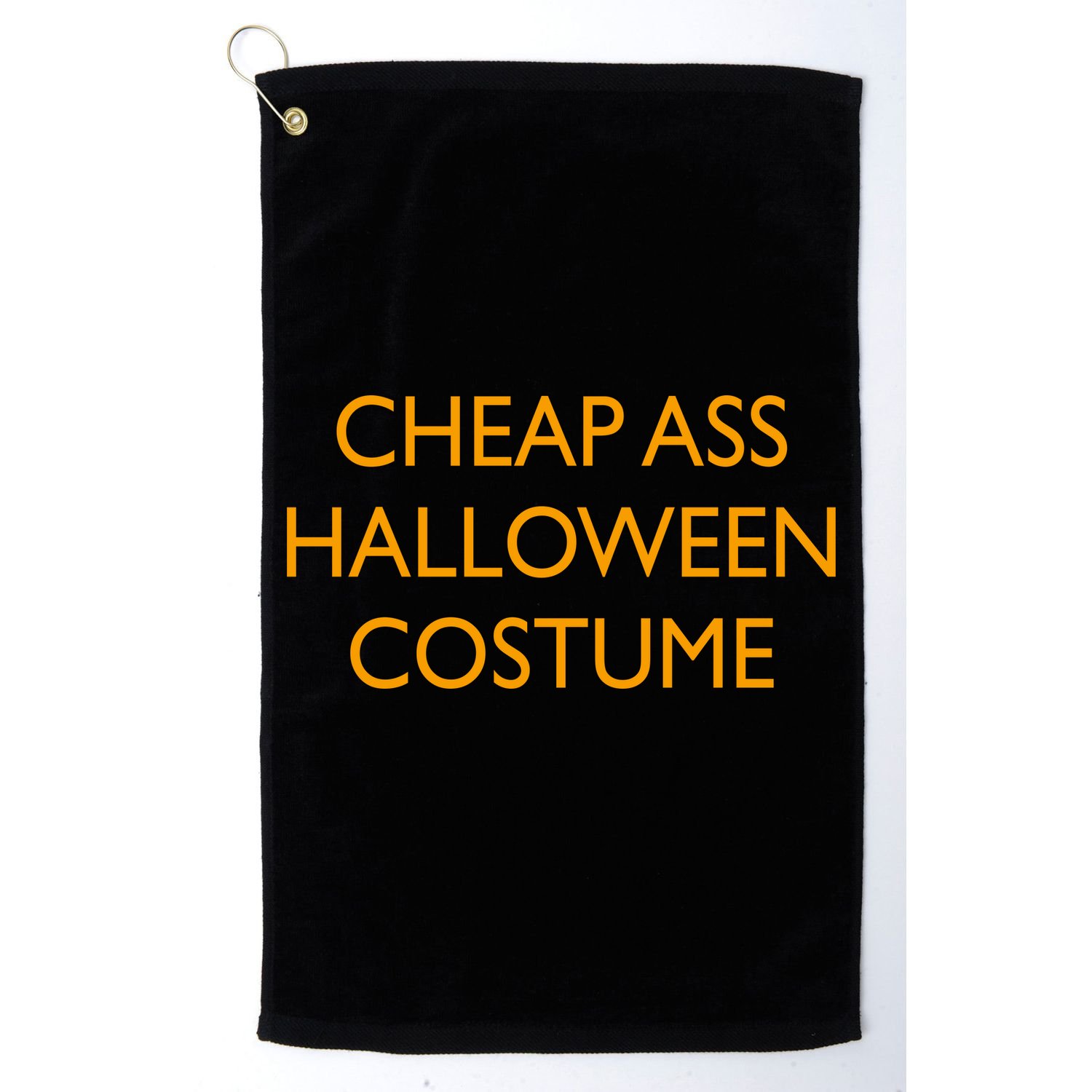 Funny Cheap Ass Halloween Costume Golf Towel