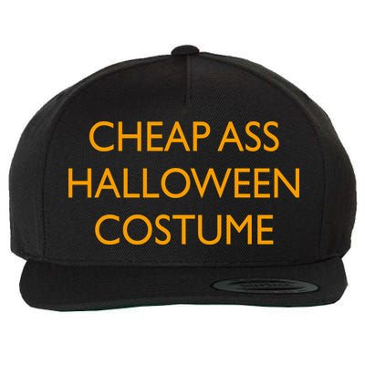 Funny Cheap Ass Halloween Costume Wool Snapback Cap