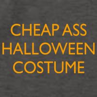 Funny Cheap Ass Halloween Costume Vector Backpack