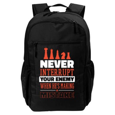 Funny Chess Quote Daily Commute Backpack