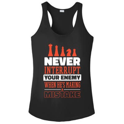 Funny Chess Quote Ladies PosiCharge Competitor Racerback Tank