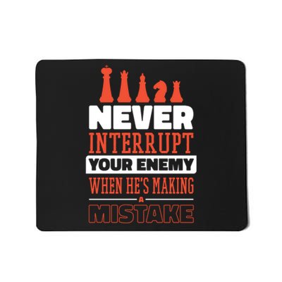 Funny Chess Quote Mousepad