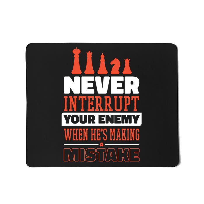 Funny Chess Quote Mousepad