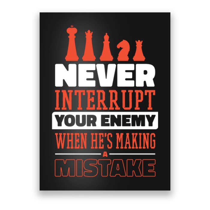 Funny Chess Quote Poster