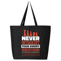 Funny Chess Quote 25L Jumbo Tote
