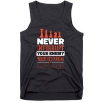 Funny Chess Quote Tank Top