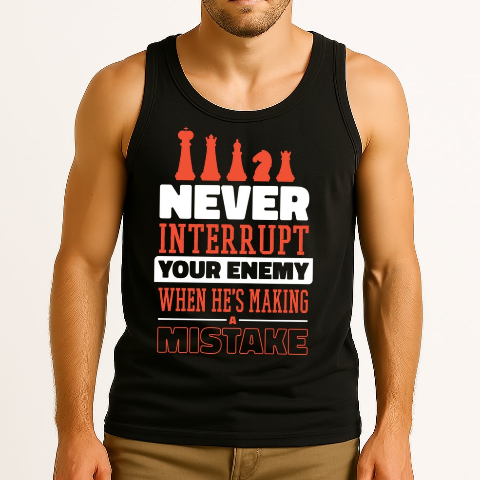 Funny Chess Quote Tank Top