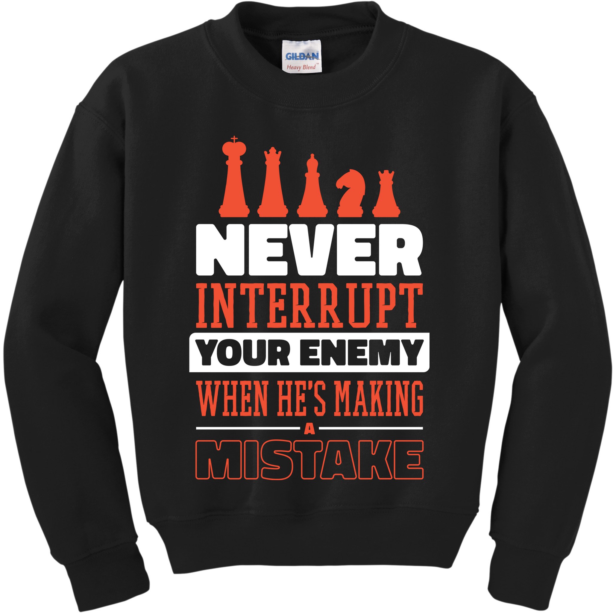 Funny Chess Quote Kids Sweatshirt