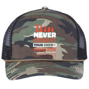 Funny Chess Quote Retro Rope Trucker Hat Cap