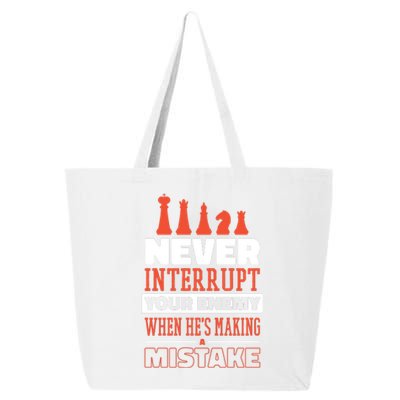 Funny Chess Quote 25L Jumbo Tote