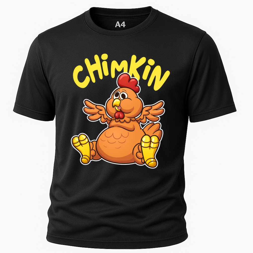 Funny Chimkin Meme Chunky Chicken Cooling Performance Crew T-Shirt
