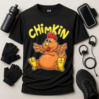 Funny Chimkin Meme Chunky Chicken Cooling Performance Crew T-Shirt