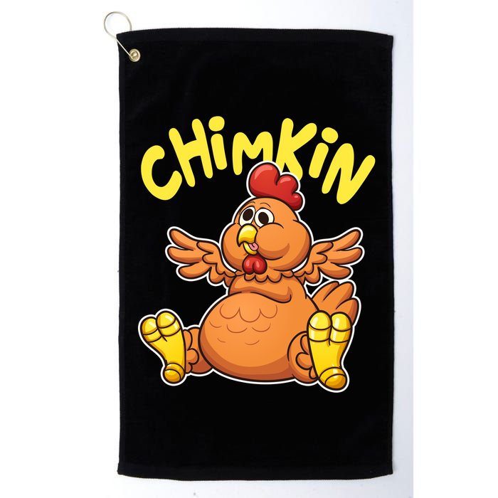 Funny Chimkin Meme Chunky Chicken Golf Towel