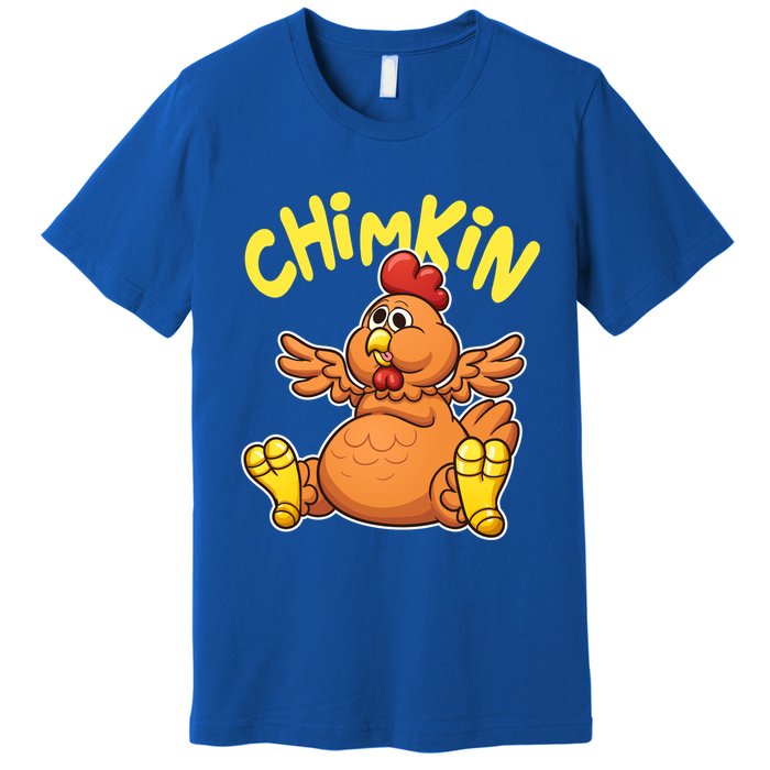 Funny Chimkin Meme Chunky Chicken Premium T-Shirt
